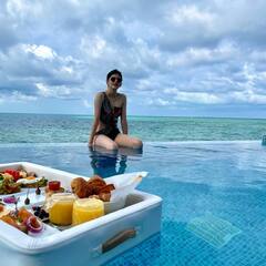 Sanjana Sanghi Raises OOMPH In A Printed Monikini, ‘Dil Bechara’ Actress Rings In Her Birthday At Maldives