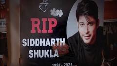 Sidharth Shukla Death: A tribute to the actor | Sidharth Funeral