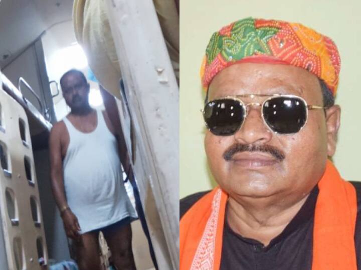 gopal mandal gave statement after photo viral on social media in underwear said he had loose motion ann ट्रेन में ‘कैट वॉक’ करने के बाद विवाद बढ़ा तो सफाई देने आए गोपाल मंडल, कहा- लूज मोशन था
