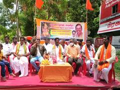 சீர்காழியில் விநாயகர் சதுர்த்தி ஊர்வலத்திற்கு அனுமதி கோரி உண்ணாவிரத போராட்டம்!