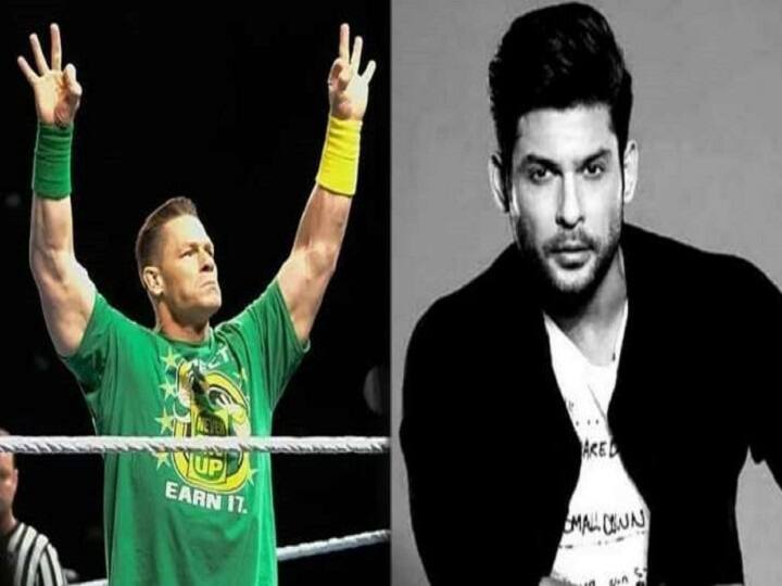WWE star John cena mourns for the death of deceased hindi actor siddharth shukla சித்தார்த் ஷுக்லா மரணத்துக்கு WWE ஜான் சீனா அஞ்சலி!