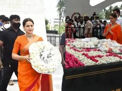 Kangana Ranaut Photos: 'ਥਲਾਈਵੀ' ਦੇ ਰਿਲੀਜ਼ ਤੋਂ ਪਹਿਲਾਂ ਕੰਗਨਾ ਰਣੌਤ ਨੇ ਦਿੱਤੀ ਜੈਲਲਿਤਾ ਨੂੰ ਸ਼ਰਧਾਂਜਲੀ, ਦੇਖੋ ਤਸਵੀਰਾਂ