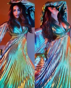 PICS: Malaika Arora Is A Vision To Behold In This Stunning Metallic Gown