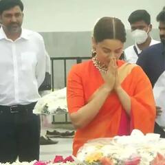 'थलाईवी' चित्रपट प्रदर्शित होण्यापूर्वी कंगना रनौतने वाहिली माजी मुख्यमंत्री दिवंगत जयललिता यांना श्रद्धांजली