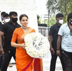 Kangana Ranaut Photos: 'ਥਲਾਈਵੀ' ਦੇ ਰਿਲੀਜ਼ ਤੋਂ ਪਹਿਲਾਂ ਕੰਗਨਾ ਰਣੌਤ ਨੇ ਦਿੱਤੀ ਜੈਲਲਿਤਾ ਨੂੰ ਸ਼ਰਧਾਂਜਲੀ, ਦੇਖੋ ਤਸਵੀਰਾਂ