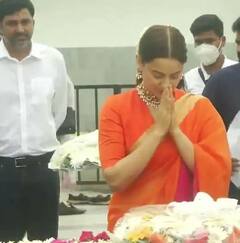 Kangana Ranaut Photos: 'ਥਲਾਈਵੀ' ਦੇ ਰਿਲੀਜ਼ ਤੋਂ ਪਹਿਲਾਂ ਕੰਗਨਾ ਰਣੌਤ ਨੇ ਦਿੱਤੀ ਜੈਲਲਿਤਾ ਨੂੰ ਸ਼ਰਧਾਂਜਲੀ, ਦੇਖੋ ਤਸਵੀਰਾਂ