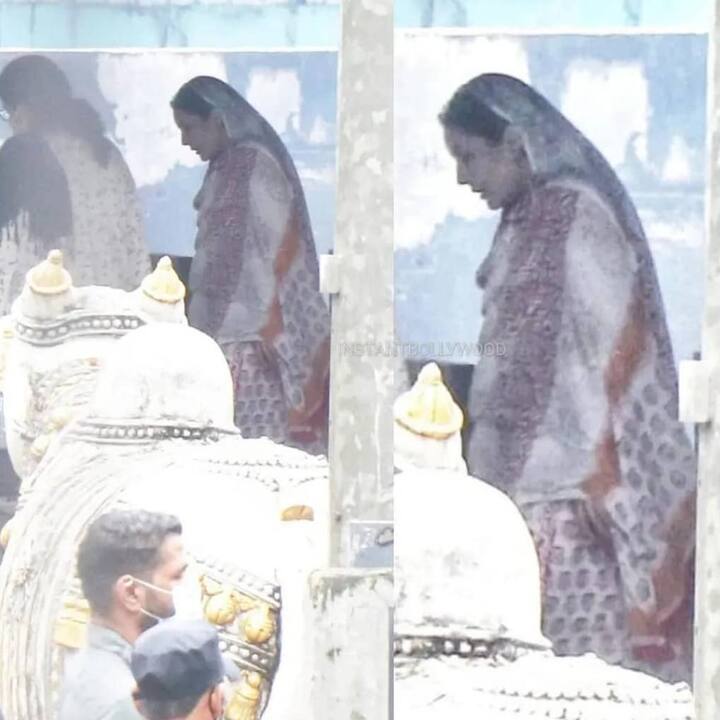 अंतिम यात्रा के दौरान वह एकटक सिद्धार्थ का चेहरा देख रही थीं.