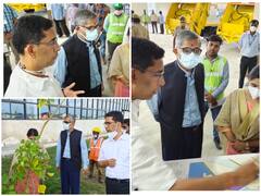 यूपी के मुख्य सचिव ने किया IITGNL Township का जायजा, ऑटोमेटेड वेस्ट प्लांट की सराहना की