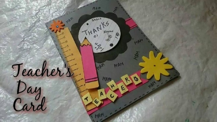 how to make teachers day greeting cards