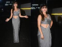 डिजाइनर साड़ी और परफेक्ट हेयरकट में बेहद खूबसूरती लगीं Rubina Dilaik, तस्वीरों से बढ़ी फैंस की Heart Beat