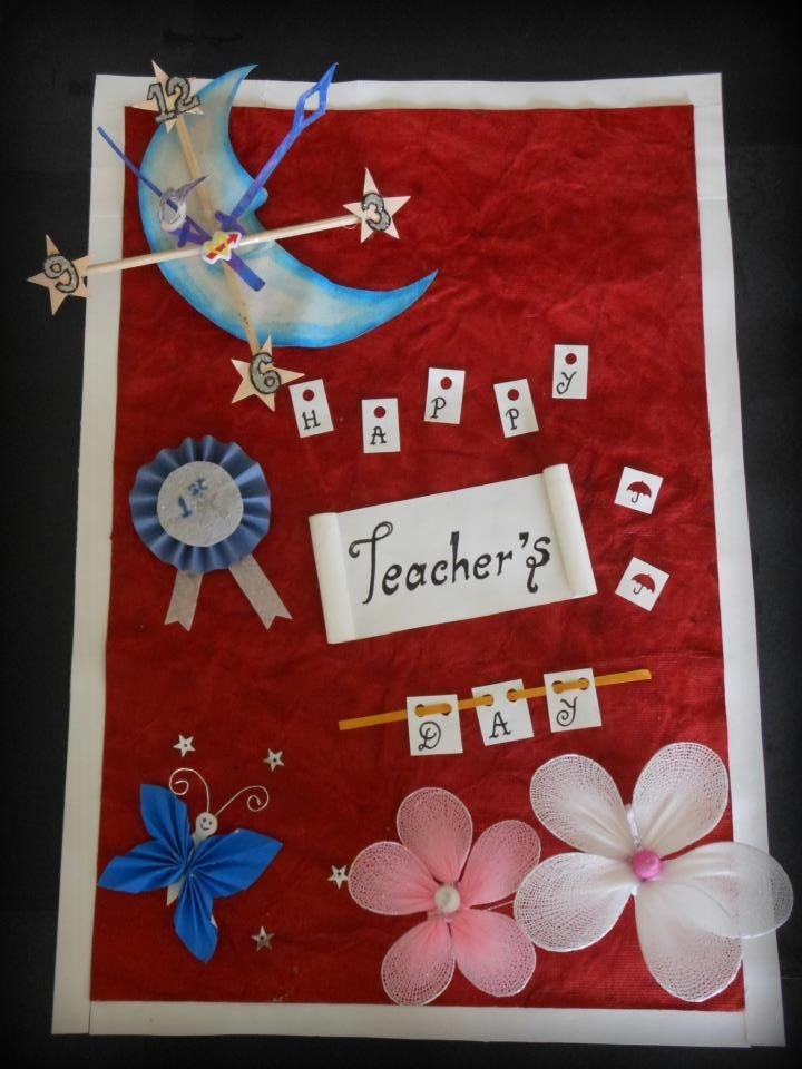 handmade greeting cards ideas for teachers day