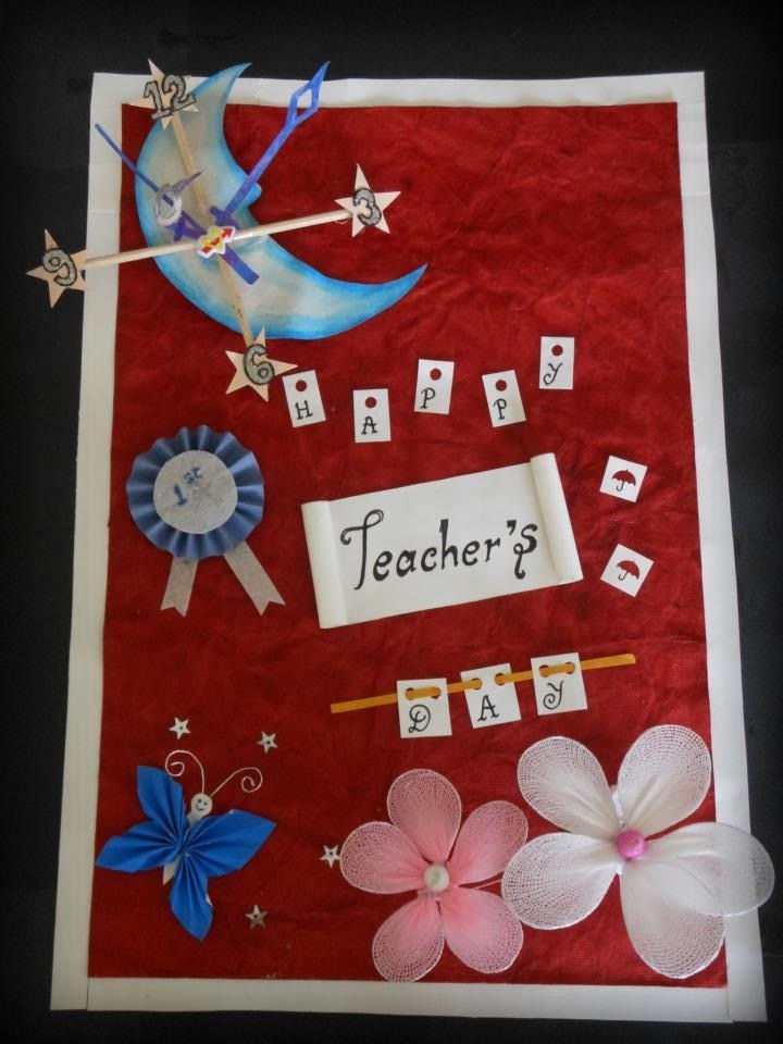 teachers day greeting cards handmade