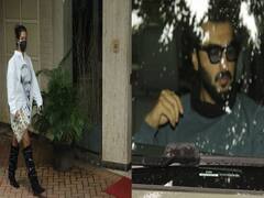 लूज शर्ट और लॉन्ग बूट्स में Arjun Kapoor के साथ सहेली Kareena Kapoor के घर पहुंचीं Malaika Arora, देखें तस्वीरें