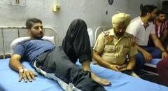 ਨਾਕੇ 'ਤੇ ਖੜ੍ਹੇ ਪੁਲਿਸ ਮੁਲਾਜ਼ਮ 'ਤੇ ਚਲਾਈਆਂ ਗੋਲੀਆਂ, ਹਸਪਤਾਲ 'ਚ ਜੇਰੇ ਇਲਾਜ ਦਾਖਿਲ 