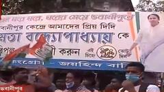 Bengal By-elections: 'ভবানীপুর দিদিকেই চায়', উপনির্বাচনের প্রচারে ভবানীপুরে পোস্টার, দেওয়াল লিখন তৃণমূলের। Bangla News