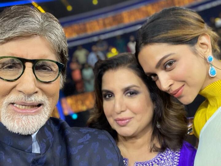 Kaun Banega Crorepati 13: Farah Khan Shares Selfie With Amitabh Bachchan & Deepika Padukone Kaun Banega Crorepati 13: Amitabh Bachchan, Deepika Padukone & Farah Khan's Selfie Will Brighten Your Day