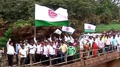 Raju Shetti Protest : राजू शेट्टींसह आंदोलनकर्त्यांची नृसिंहवाडीकडे कूच, विनाअडथळा सोडण्याची शेट्टींची मागणी