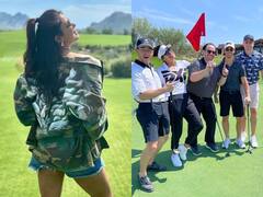 Priyanka Chopra Photos: वीकेंड पर पति निक जोनास के साथ गोल्फ खेलने निकलीं प्रियंका चोपड़ा, देखिए बिंदास तस्वीरें