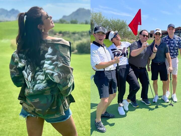बॉलीवुड एक्ट्रेस प्रियंका चोपड़ा जोनस (Priyanka Chopra Jonas) का स्पोर्ट्स के प्रति लगाव देखते ही बनता है. प्रियंका ने हाल ही में इंस्टाग्राम पर कुछ तस्वीरें शेयर की हैं, जिसमें वह अपनी फैमिली के साथ गोल्फ खेलती नजर आ रही हैं. प्रियंका की ये तस्वीरें सोशल मीडिया पर तेजी से वायरल हो रही हैं. नीचे की स्लाइड में देखें प्रियंका एंड फैमिली की कुछ खास तस्वीरें.