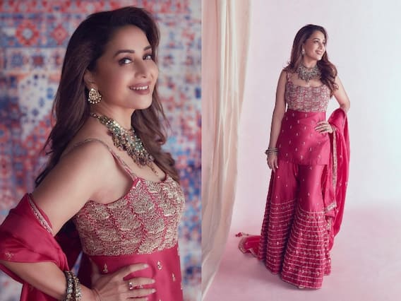 Madhuri Dixit Photos: पिंक शरारा सेट में एक्सप्रेशन क्वीन माधुरी दीक्षित ने बिखेरे जलवे, जानिए कितनी है इस ऑउटफिट की कीमत Madhuri Dixit Photos: पिंक शरारा सेट में एक्सप्रेशन क्वीन माधुरी दीक्षित ने बिखेरे जलवे, जानिए कितनी है इस ऑउटफिट की कीमत