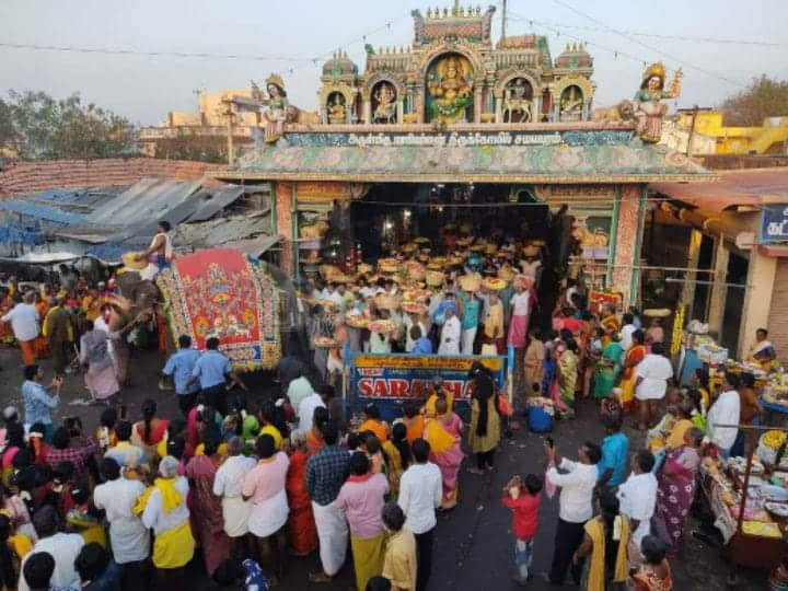 Samayapuram MariammanTemple on the 17th  Annathanam scheme சமயபுரம் கோயிலில் செப்.17 முதல் முழு அன்னதானத் திட்டம்!