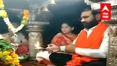 Shravan Somwar 2021 : शिवसेना आमदार संतोष बांगर यांनी केली नागनाथ मंदिरात पूजा