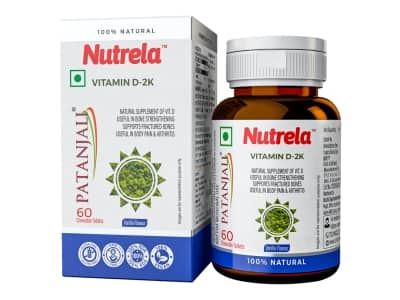 Nutrela Vitamin D2-K Natural के फायदे, शरीर में मिलेगा भरपूर विटामिन डी, हड्डियों को मजबूत बनाने में मिलेगी मदद