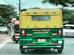 Author Paulo Coelho Tweets Kerala Auto Pic With His Name On It. Check Reactions