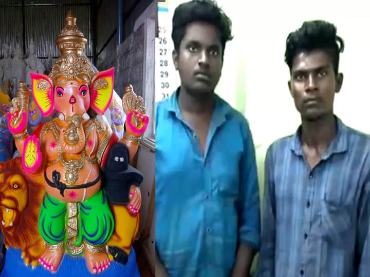 Kallakurichi Youths arrested for stealing electric motor to celebrate Ganesha Chaturthi விநாயகர் சதுர்த்தி கொண்டாட மின் மோட்டார் திருட்டு: 4 பேர் கைது!