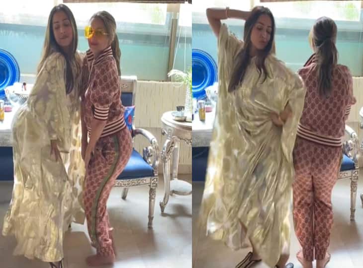 Malaika Arora Shares Fun Video with Sister Amrita Arora on Instagram बहन Amrita ने मारा ऐसा ठुमका, डांस करते-करते फ्रेम से बाहर हो गईं Malaika Arora, देखें फनी वीडियो