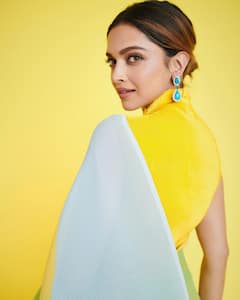 Deepika Padukone ने फिर धड़काया फैंस का दिल, Yellow Saree में सूरज की किरण सी चमक रही हैं मस्तानी