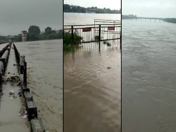 Heavy rains in Nanded district Many villages were cut off and nine gates of Vishnupuri dam were opened Nanded Rain : नांदेड जिल्ह्यात अतिमुसळधार पाऊस; अनेक गावांचा संपर्क तुटला, विष्णूपुरी धरणाचे नऊ दरवाजे उघडले