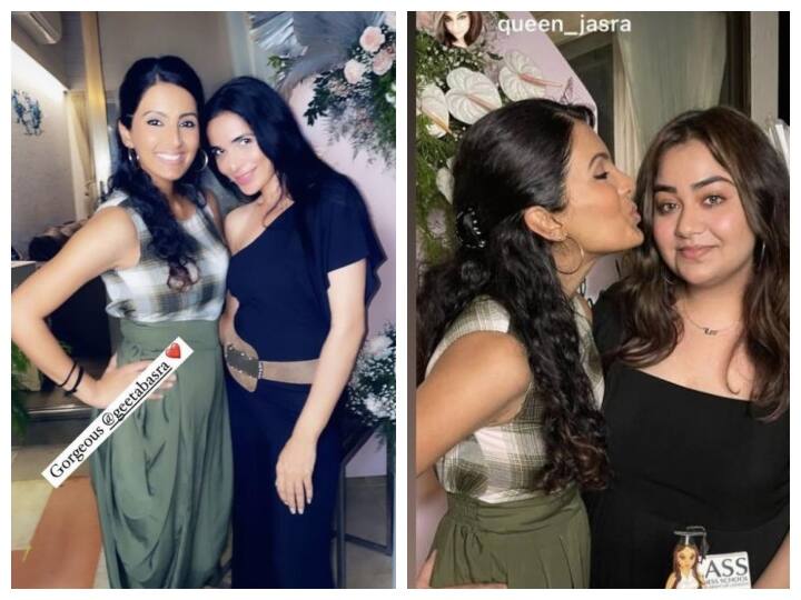 Geeta Basra Back Into Shape In 2 Months After The Delivery Of Her Second Child डिलीवरी के दो महीने में ही Geeta Basra ने घटा लिया अपना वजन, लेटेस्ट तस्वीरों में बहन के साथ पार्टी करती दिखींं
