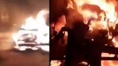 અમદાવાદ: વાડજ વિસ્તારમાં મોડી રાત્રે અસામાજિક તત્વોનો આતંક, વાહનોમાં લગાવી આગ