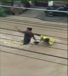 WATCH | Flash Floods Cause Mayhem In Telangana's Sircilla District, People Spend Sleepless Night