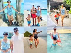 માલદીવમાં દરિયાકિનારે પરિવાર સાથે મસ્તી કરતી દેખાઇ હૉટ એક્ટ્રેસ Gul Panag, સામે આવી શાનદાર તસવીરો