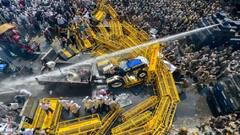 Karnal में किसानों की महापंचायत, पुलिस लाठीचार्ज के विरोध में रैली