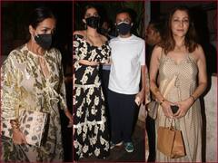 In Pics: बांद्रा के पाली भवन कैफे में स्पॉट हुईं मलाइका अरोड़ा और अदिति गोवित्रिकर, पति के साथ नजर आईं सोनम कपूर