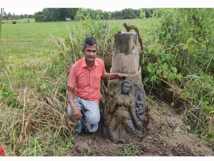 உத்திரமேரூர் அருகே 1200 ஆண்டுகளுக்கு முற்பட்ட மூத்ததேவி சிலை கண்டுபிடிப்பு