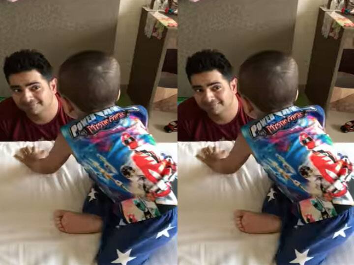 Actor Karan Mehra remembers his son Kavish, shared throwback video, wrote emotional note Nisha Rawal से दूर रह रहे Karan Mehra को सताई लाडले Kavish की याद, शेयर की वीडियो, हुए इमोशनल