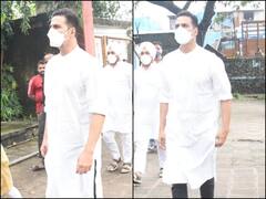 PICS: Aanand L Rai's Mother Passes Away, Akshay Kumar Attends Her Funeral In Mumbai