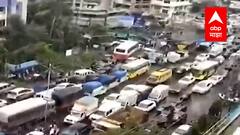 Vasai Traffic : वसईत मोठी वाहतूक कोंडी, सततच्या वाहतूक कोंडीनं वाहनधारक त्रस्त