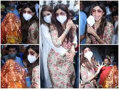 Photos: शिल्पा शेट्टी ने हर साल की तरह इस बार भी धूम-धाम से किया बप्पा का स्वागत, देखिए नाचते-गाते जश्न में डूबी तस्वीरें