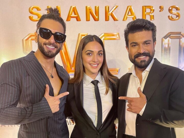 Ranveer Singh's unique hairdo at Kiara Advani-Ram Charan's 'RC15' launch  goes VIRAL, user says '2 fountains on his head