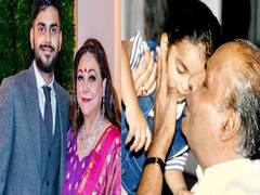 Tina Ambani ने बेटे Anshul Ambani के बर्थडे पर दिखाई अंबानी परिवार की अनदेखी तस्वीरें, पोते के माथे को चूमते दिखे दादा Dhirubhai Ambani
