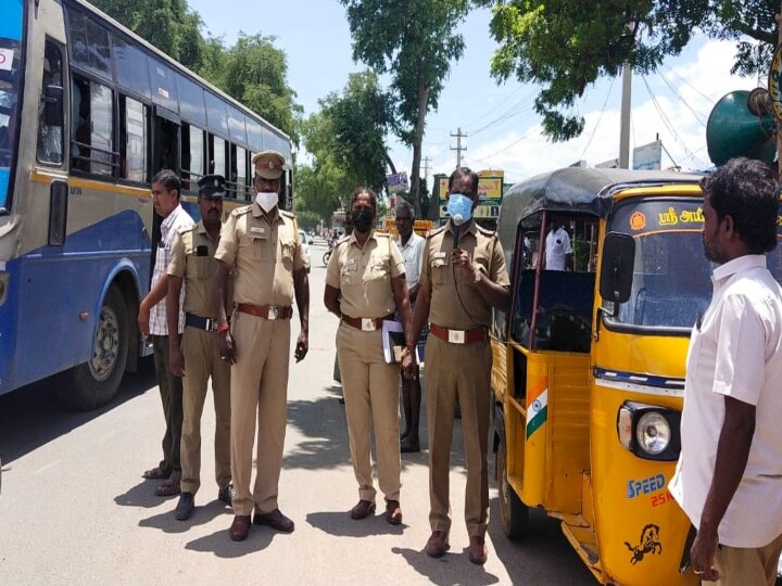 விநாயகர் சதுர்த்தியன்று விதியை மீறினால் கடும் நடவடிக்கை - ஒலி பெருக்கியில் எச்சரிக்கும் போலீசார்