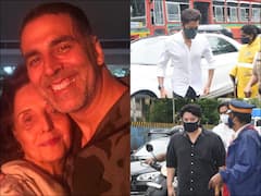 PICS: Riteish Deshmukh, Sajid Khan & Other B-Town Celebs Attend Last Rites Of Akshay Kumar's Mother