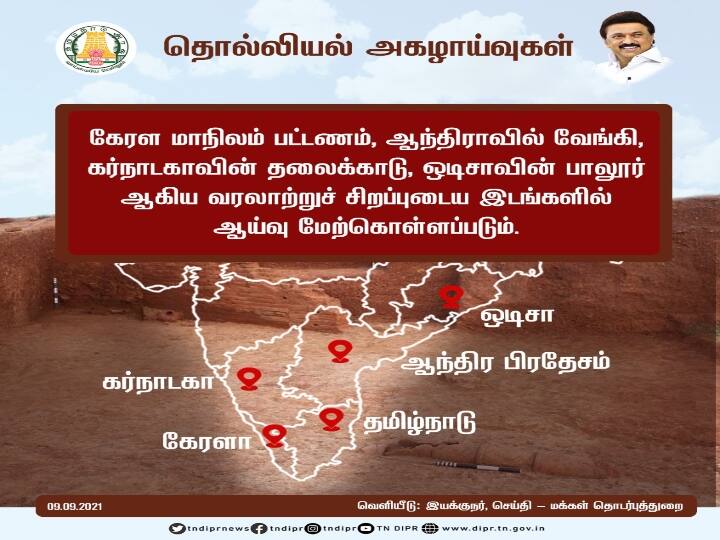 கேரளா, ஆந்திரா, கர்நாடக, ஒடிசா மாநிலங்களிலும் ஆய்வுகள் மேற்கொள்ளப்படும்.