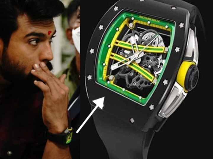 Ram Charan Wears Richard Mille Watch Goes Viral in Social Media