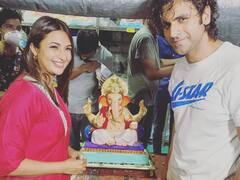 Ganesh Chaturthi 2021: Divyanka Tripathi Dances With Joy As She Brings Ganpati Bappa Home | Watch Video